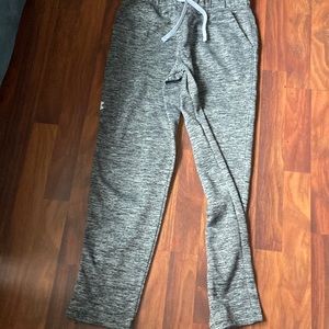 under armor grey/black sweatpants